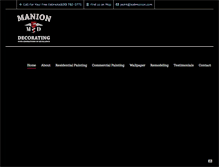 Tablet Screenshot of bobmanion.com